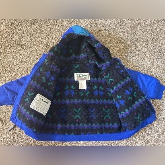 Vintage L.L.Bean Baby Coat ; size 6-12 month; fleece lined - Picture 2 of 6